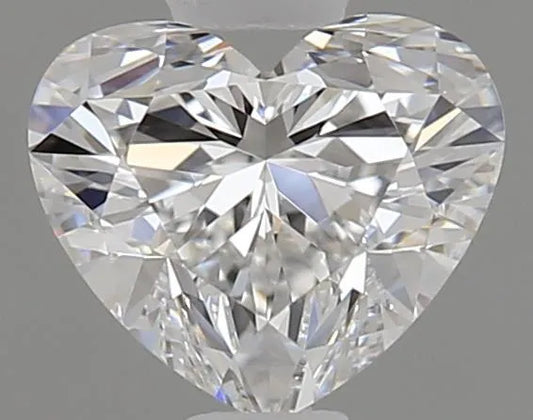 0.60ct Heart Natural Diamond (Colour E, Clarity VVS2, GIA Certified)