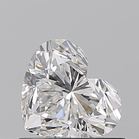 0.60ct Heart Natural Diamond (Colour F, Clarity VVS2, GIA Certified)