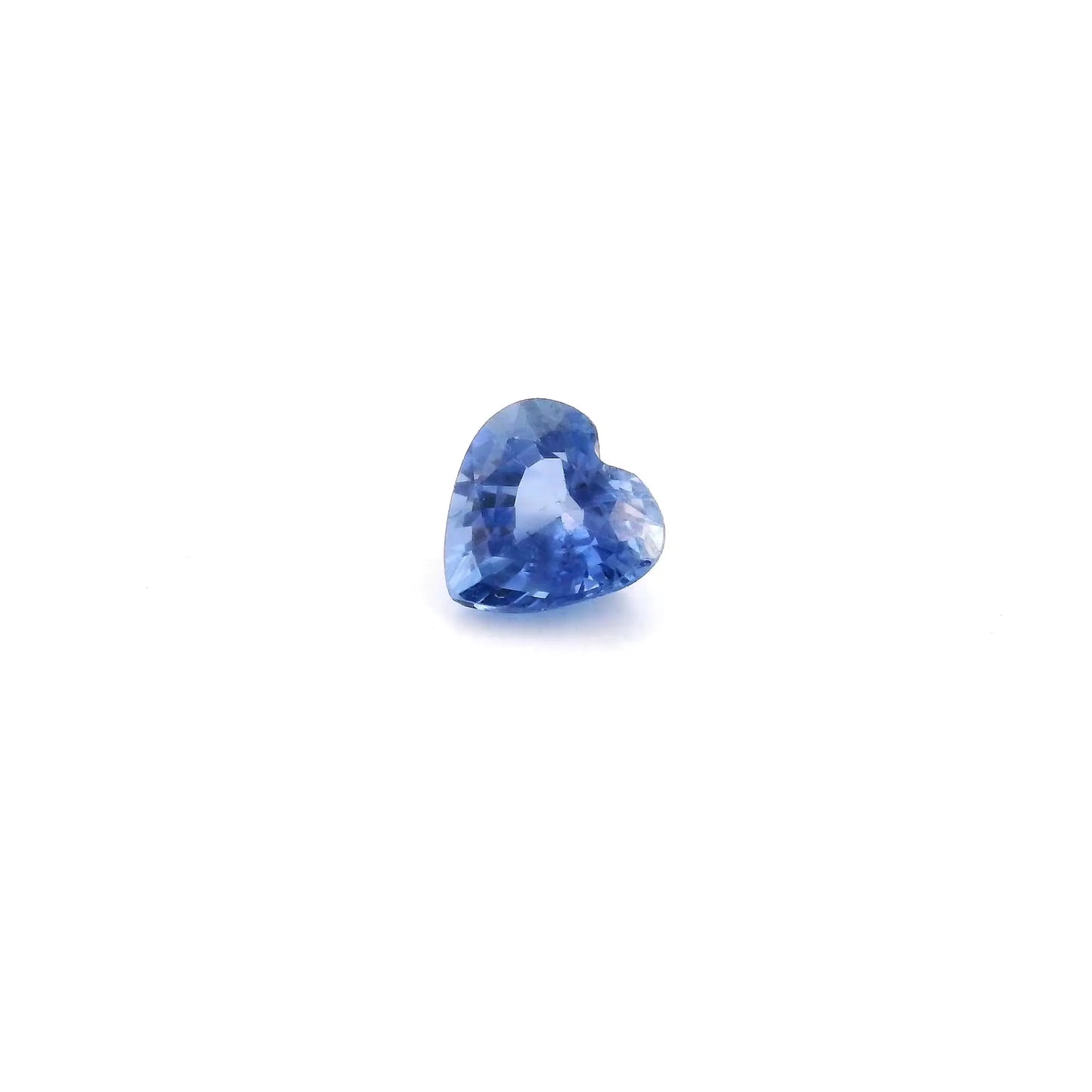 0.60ct Heart Natural Sapphire (Colour Blue, Clarity Eye Clean, Cut Faceted)