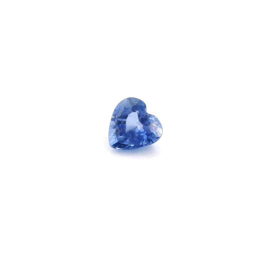 0.60ct Heart Natural Sapphire (Colour Blue, Clarity Eye Clean, Cut Faceted)