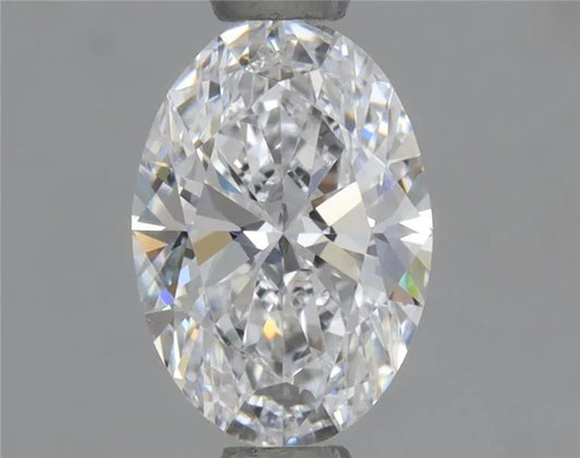 0.60ct Oval Natural Diamond (Colour D, Clarity IF, GIA Certified)