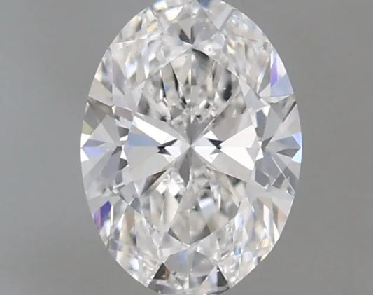 0.60ct Oval Natural Diamond (Colour D, Clarity SI1, GIA Certified)