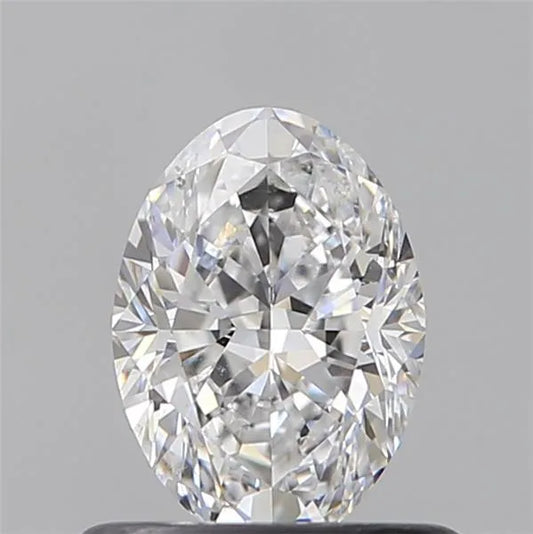 0.60ct Oval Natural Diamond (Colour D, Clarity SI1, GIA Certified)