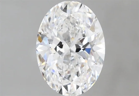 0.60ct Oval Natural Diamond (Colour E, Clarity VVS1, GIA Certified)