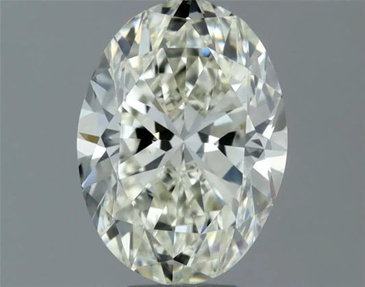0.60ct Oval Natural Diamond (Colour J, Clarity VVS2, Cut VG, IGI Certified)