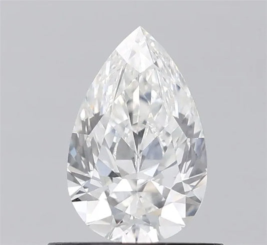 0.60ct Pear Natural Diamond (Colour F, Clarity VS2, Cut EX, IGI Certified)