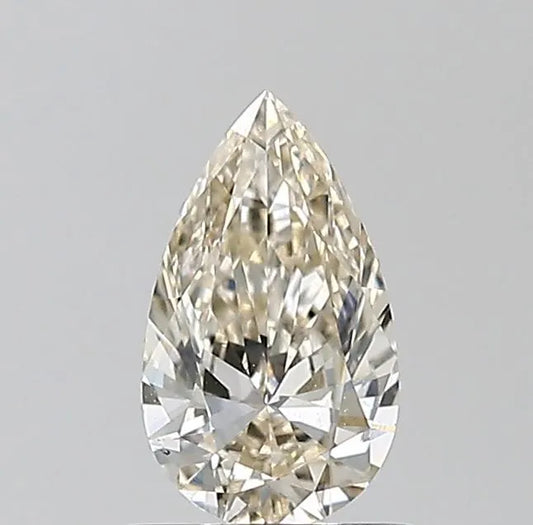 0.60ct Pear Natural Diamond (Colour L, Clarity SI1, GIA Certified)