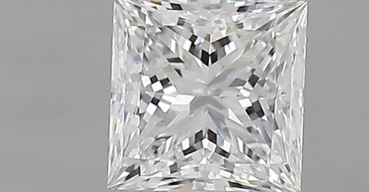 0.60ct Princess Natural Diamond (Colour E, Clarity VS2, GIA Certified)