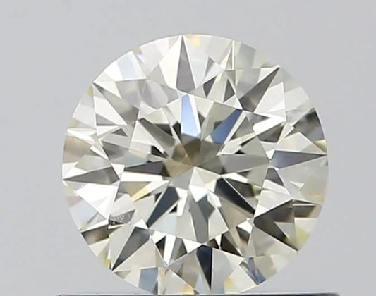 0.60ct Round Natural Diamond (Colour K, Clarity IF, Cut EX, IGI Certified)