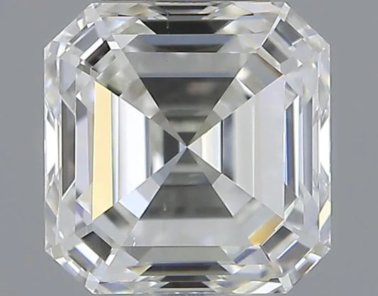 0.60ct Square emerald Natural Diamond (Colour G, Clarity VS2, Cut EX, IGI Certified)