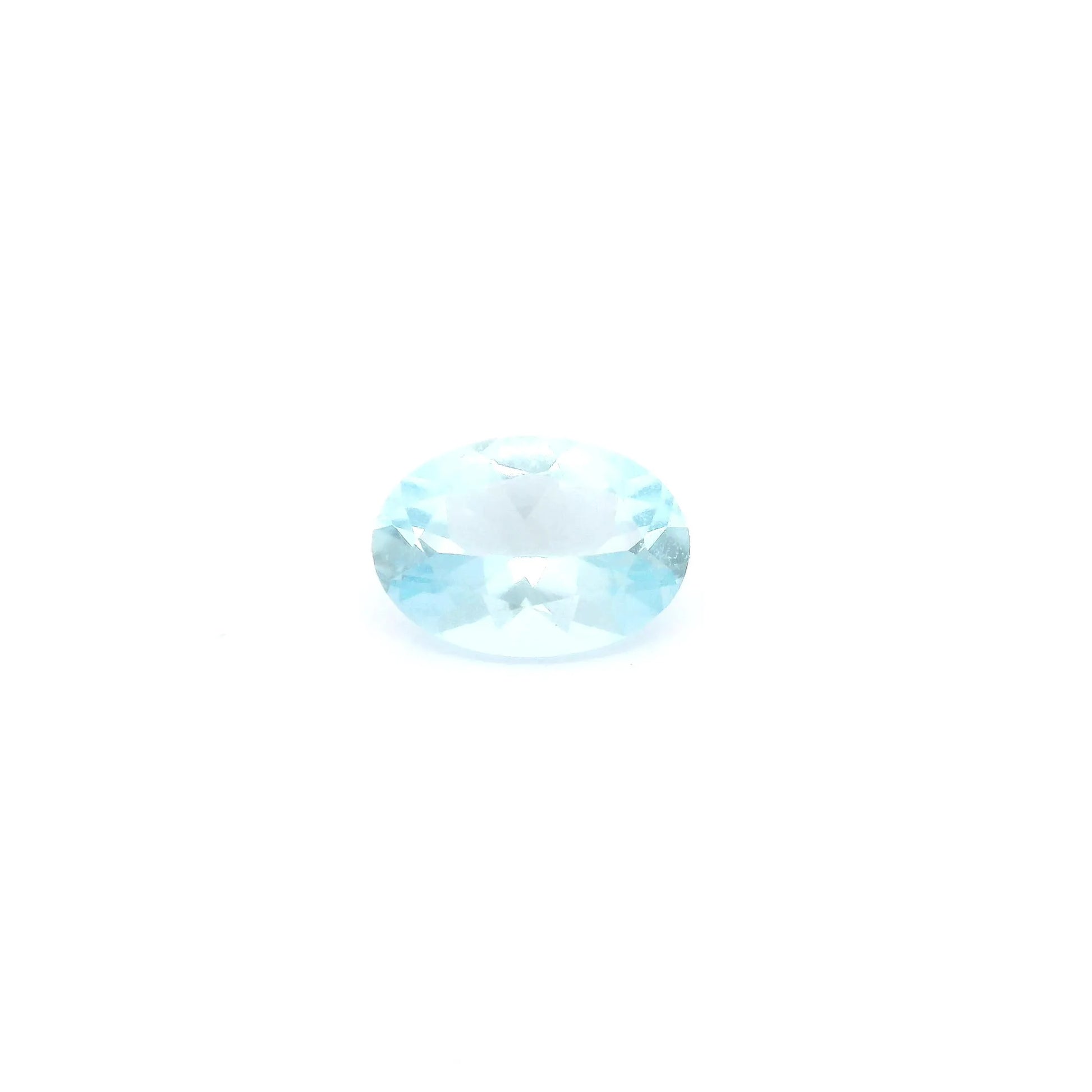 0.61ct Oval Natural Aquamarine (Colour Blue, Clarity Eye Clean, Cut Faceted)