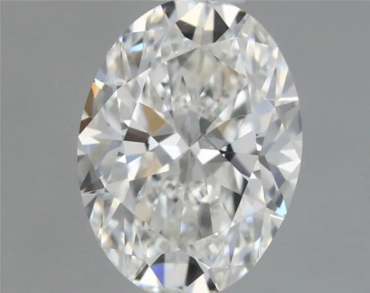 0.61ct Oval Natural Diamond (Colour F, Clarity VS2, GIA Certified)