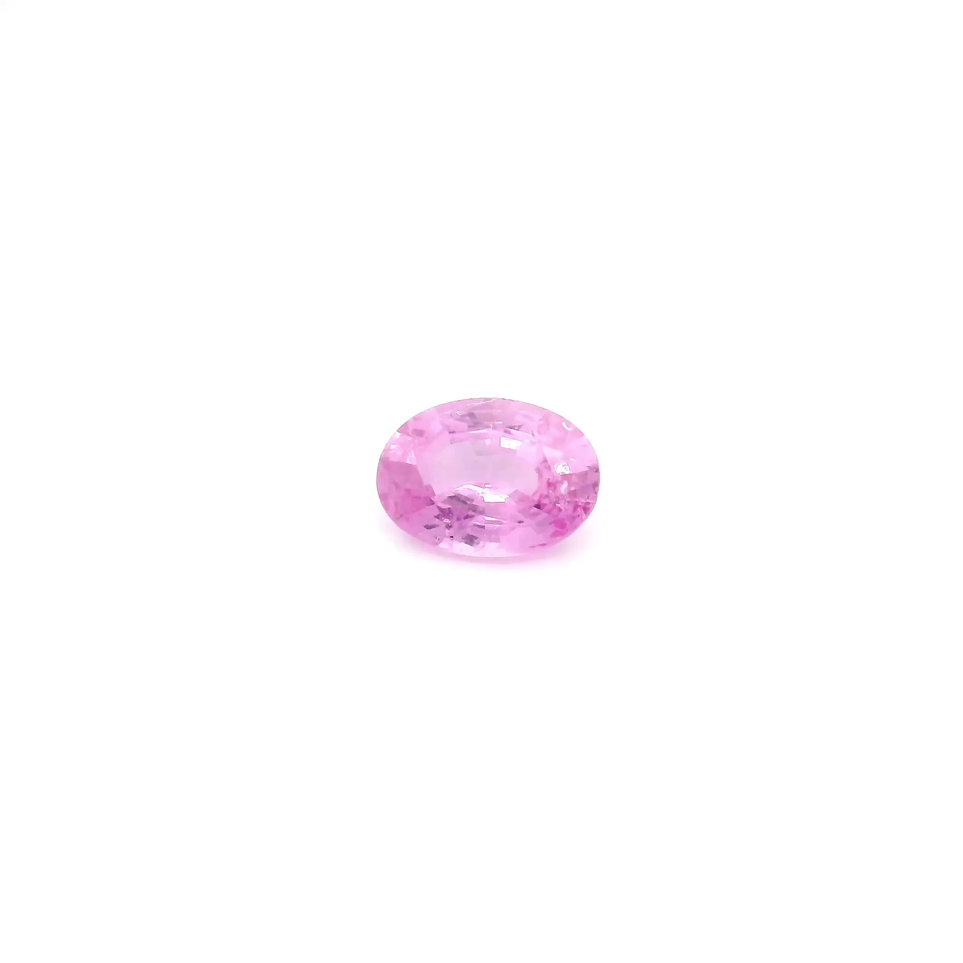 0.61ct Oval Natural Sapphire (Colour Pink, Clarity Slightly Included, Cut Faceted)