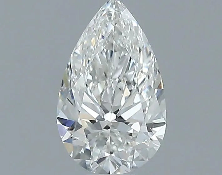 0.61ct Pear Natural Diamond (Colour F, Clarity VVS2, Cut GD, GIA Certified)