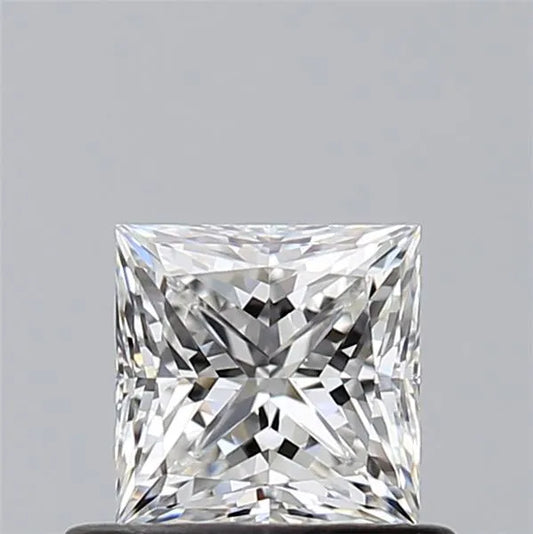 0.61ct Princess Natural Diamond (Colour F, Clarity VS2, GIA Certified)
