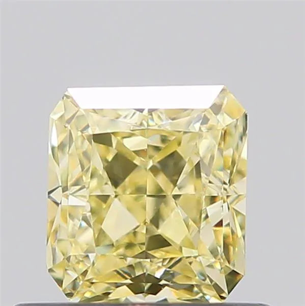 0.61ct Radiant Natural Diamond (Colour Fancy Light Yellow, Clarity VVS2, GIA Certified)