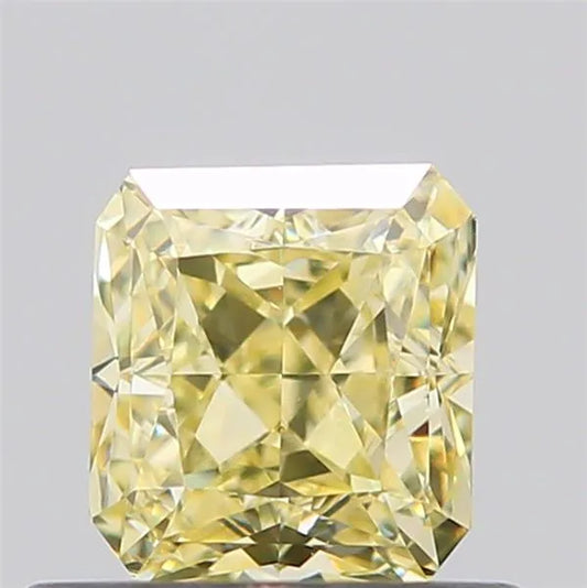 0.61ct Radiant Natural Diamond (Colour Fancy Light Yellow, Clarity VVS2, GIA Certified)