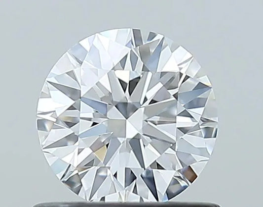 0.61ct Round Natural Diamond (Colour D, Clarity IF, Cut EX, IGI Certified)