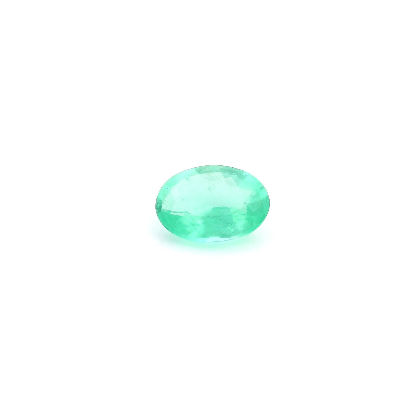 0.62ct Oval Natural Emerald (Colour Green, Clarity Eye Clean, Cut Faceted)