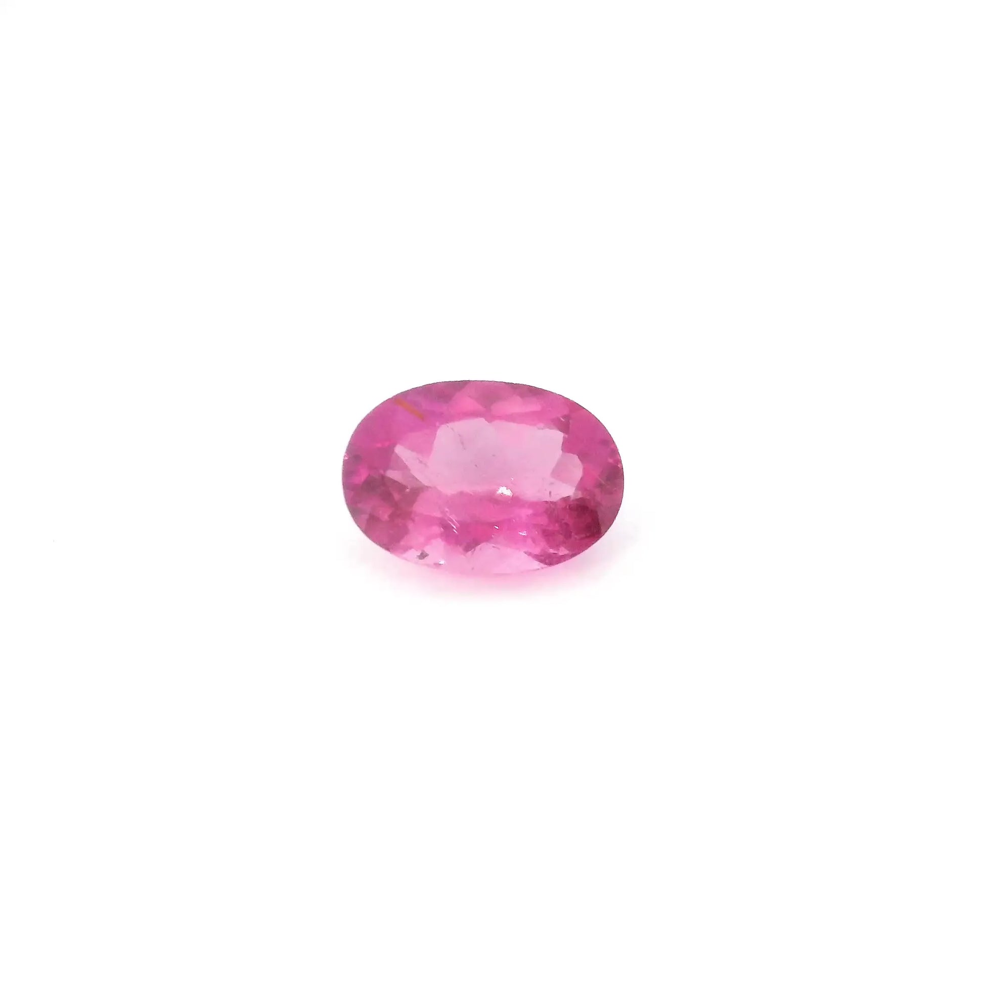 0.62ct Oval Natural Tourmaline (Colour Red, Clarity Slightly Included, Cut Faceted)