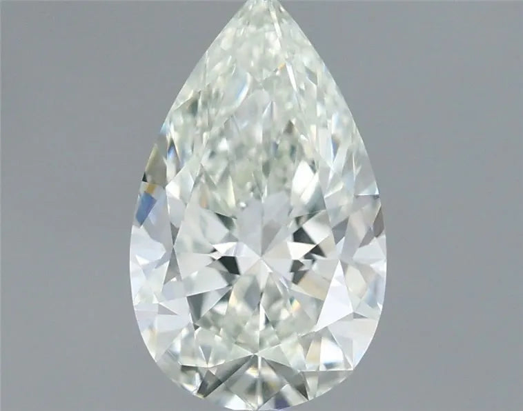 0.62ct Pear Natural Diamond (Colour Very Light Green, Clarity VS1, GIA Certified)