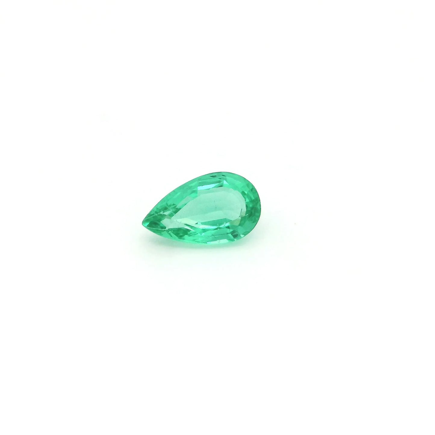 0.62ct Pear Natural Emerald (Colour Green, Clarity Eye Clean, Cut Faceted)