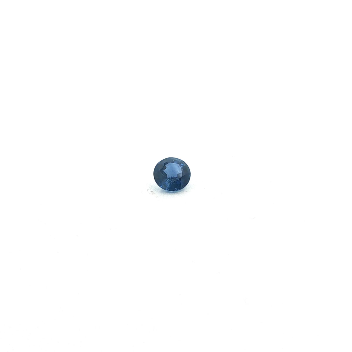 0.62ct Round Natural Sapphire (Colour Blue, Clarity Slightly Included, Cut Faceted)