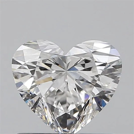 0.63ct Heart Natural Diamond (Colour F, Clarity VS1, Cut EX, GIA Certified)