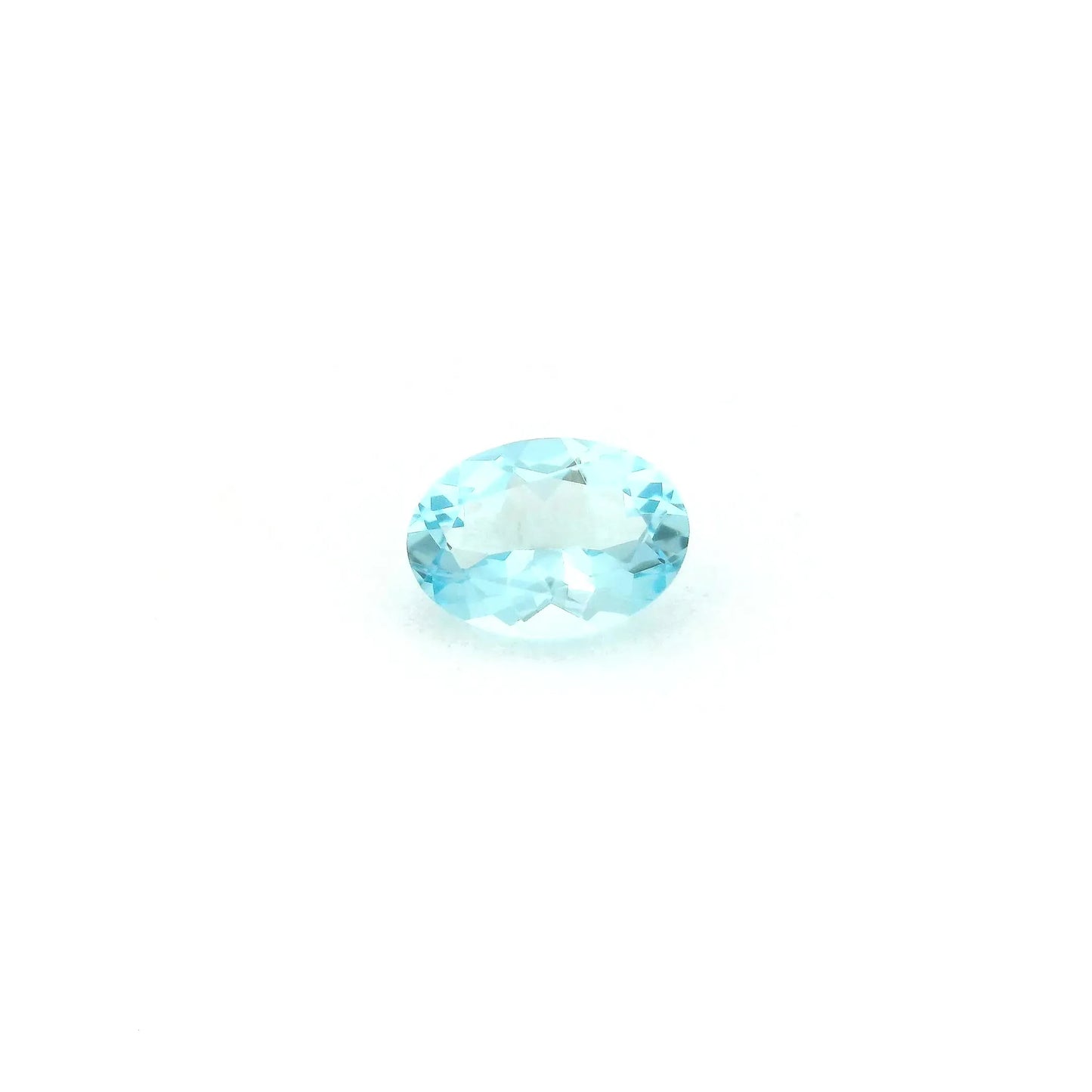 0.63ct Oval Natural Aquamarine (Colour Blue, Clarity Eye Clean, Cut Faceted)