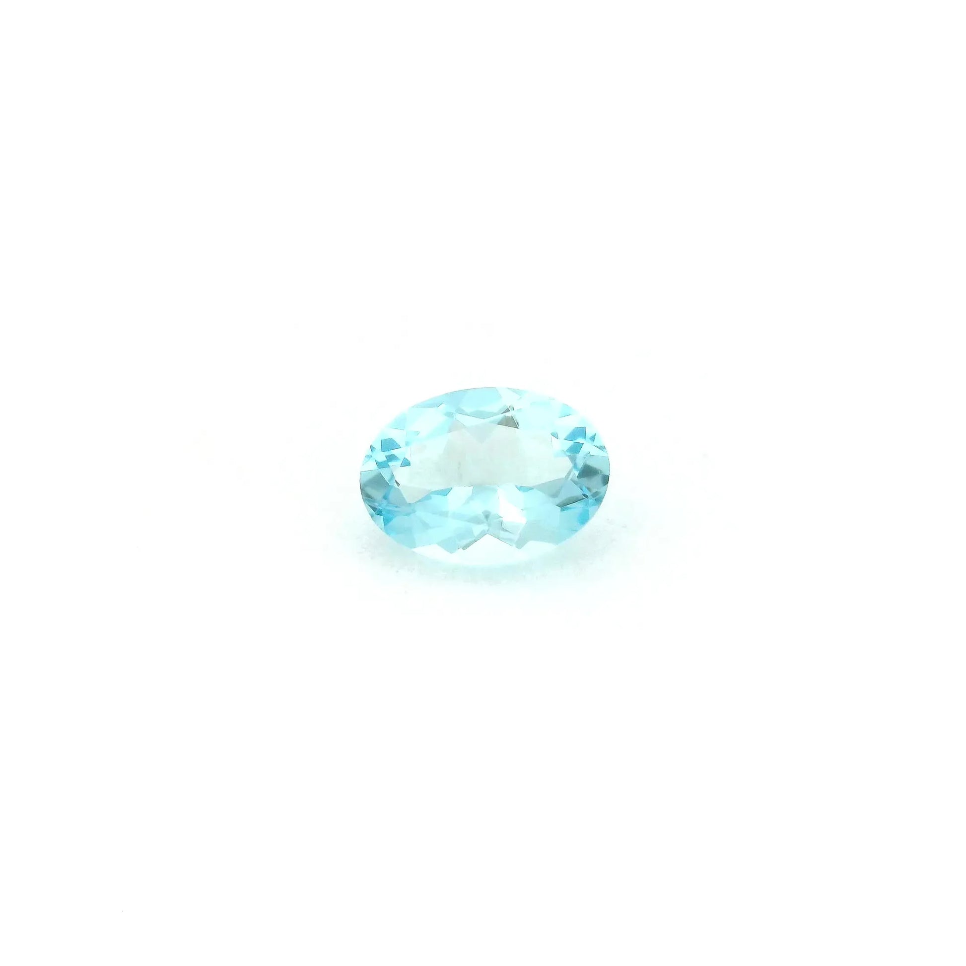 0.63ct Oval Natural Aquamarine (Colour Blue, Clarity Eye Clean, Cut Faceted)