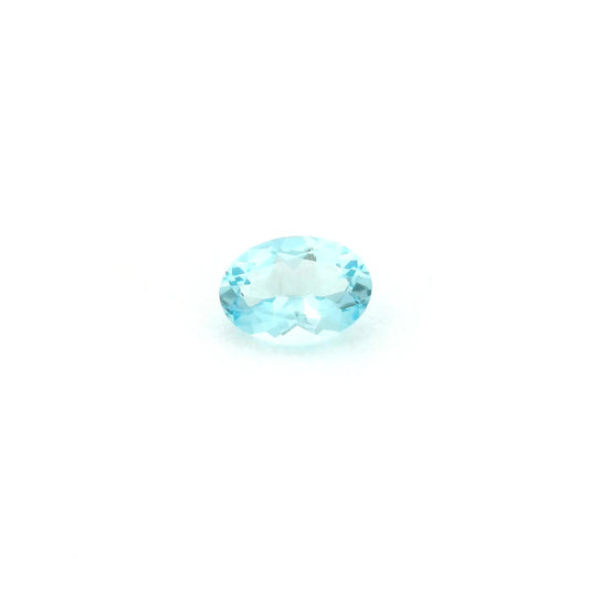 0.63ct Oval Natural Aquamarine (Colour Blue, Clarity Eye Clean, Cut Faceted)
