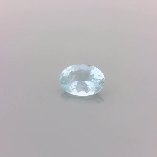 0.63ct Oval Natural Aquamarine (Colour Blue, Clarity Eye Clean, Cut Faceted)