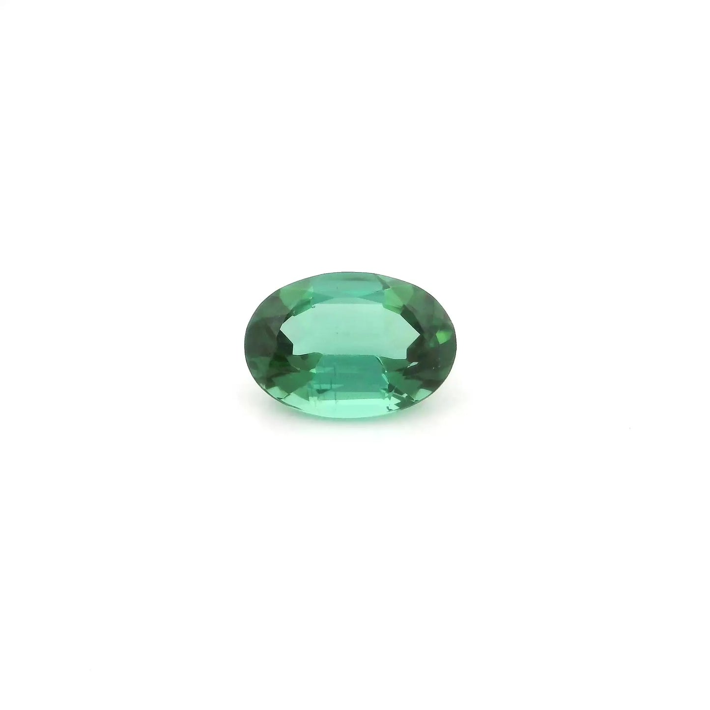 0.63ct Oval Natural Tourmaline (Colour Green, Clarity Eye Clean, Cut Faceted)