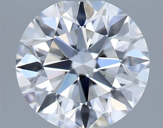 0.63ct Round Natural Diamond (Colour F, Clarity VVS1, Cut EX, GIA Certified)