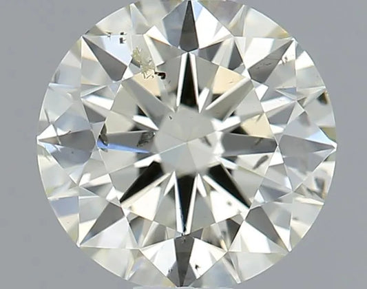 0.63ct Round Natural Diamond (Colour L, Clarity SI1, Cut EX, IGI Certified)
