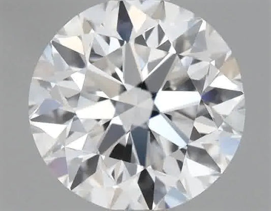 0.64ct Round Natural Diamond (Colour E, Clarity IF, Cut EX, GIA Certified)