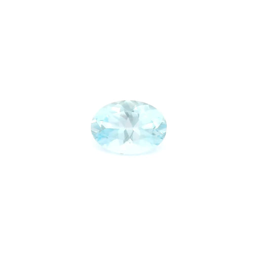 0.65ct Oval Natural Aquamarine (Colour Blue, Clarity Eye Clean, Cut Faceted)
