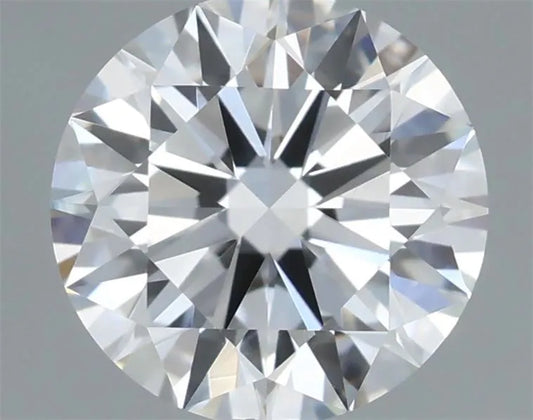 0.65ct Round Natural Diamond (Colour F, Clarity VVS1, Cut EX, GIA Certified)