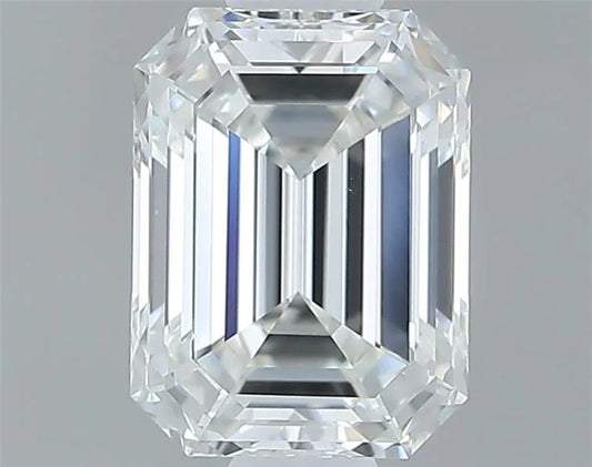 0.67ct Emerald Natural Diamond (Colour G, Clarity VVS2, Cut EX, GIA Certified)