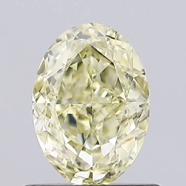 0.67ct Oval Lab Grown Diamond (Colour Fancy Yellow, Clarity VS1, IGI Certified)