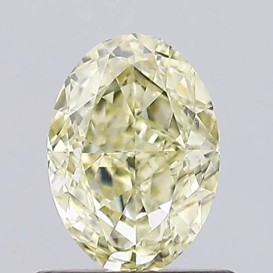 0.67ct Oval Lab Grown Diamond (Colour Fancy Yellow, Clarity VS1, IGI Certified)