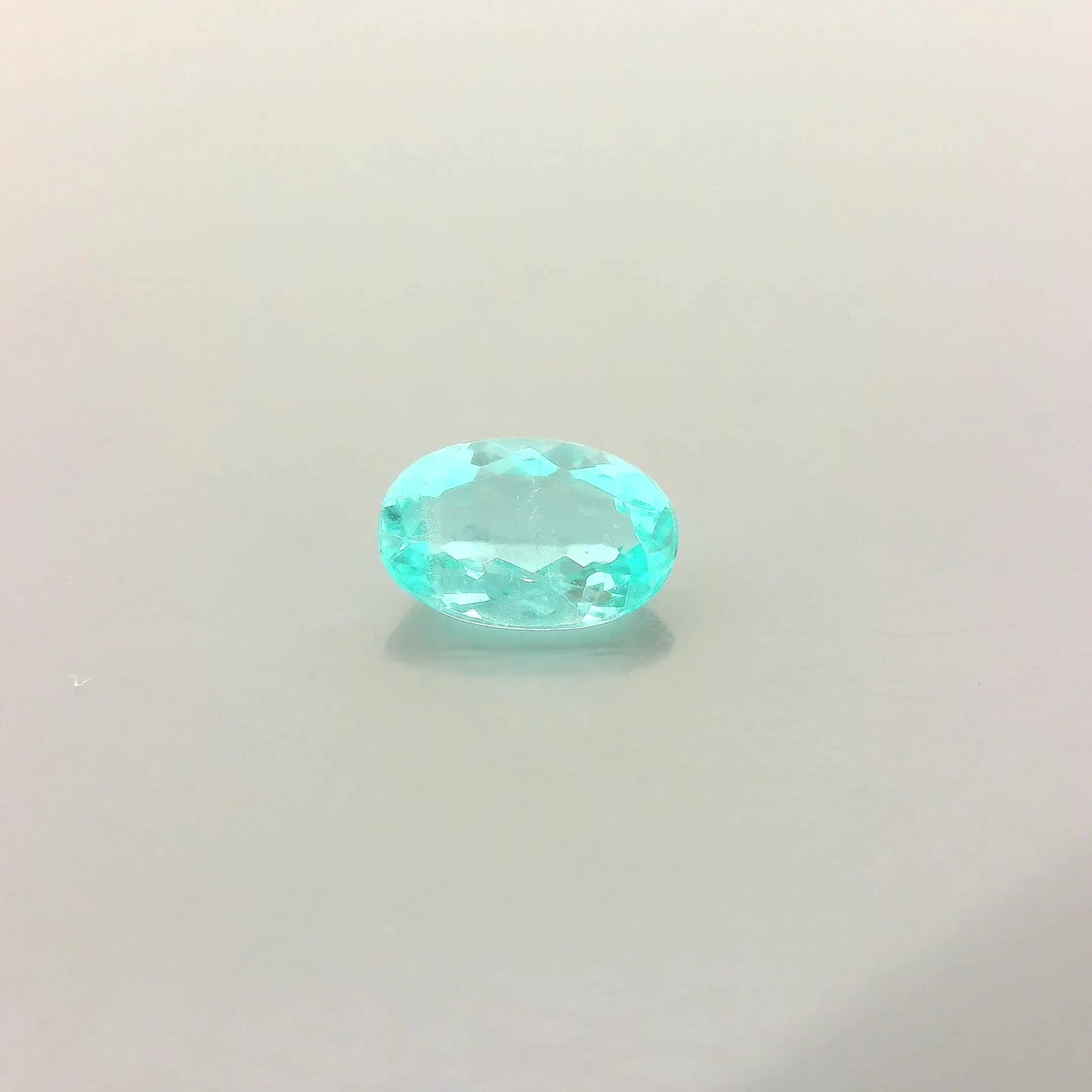 0.67ct Oval Natural Tourmaline (Colour Blue, Clarity Slightly Included, Cut Faceted)