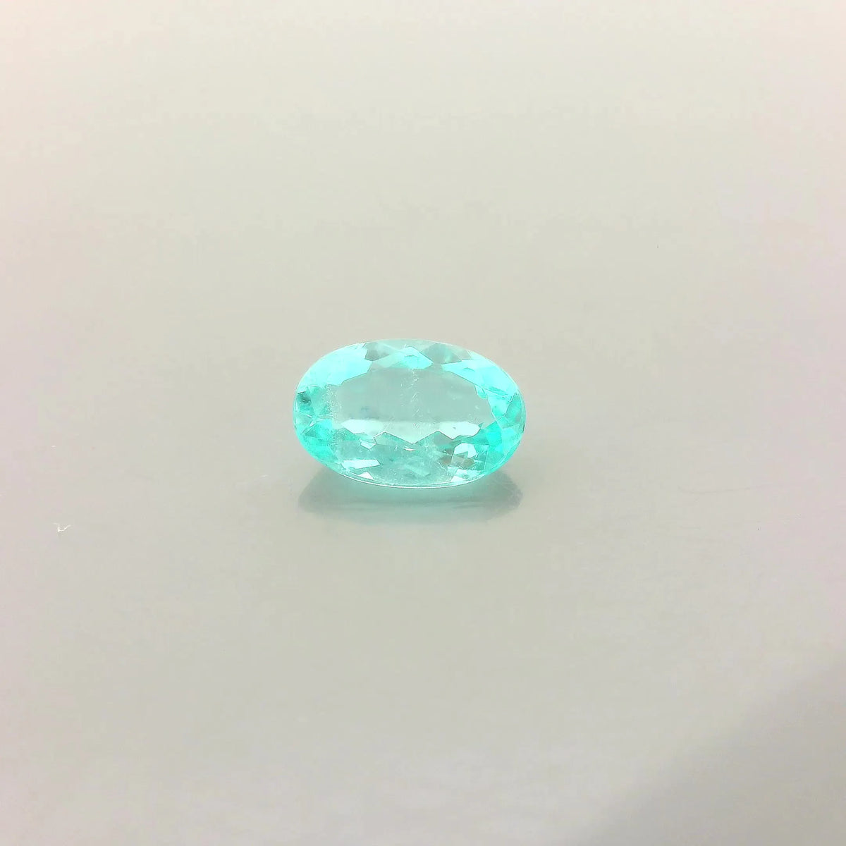 0.67ct Oval Natural Tourmaline (Colour Blue, Clarity Slightly Included, Cut Faceted)