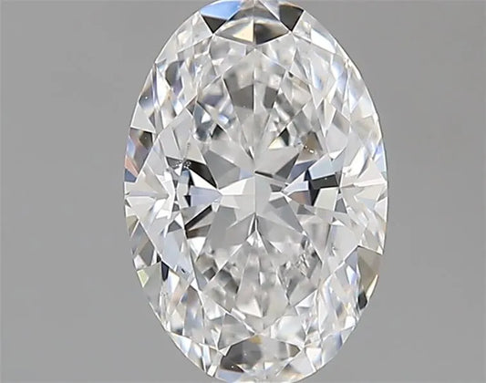 0.68ct Oval Natural Diamond (Colour E, Clarity SI1, GIA Certified)