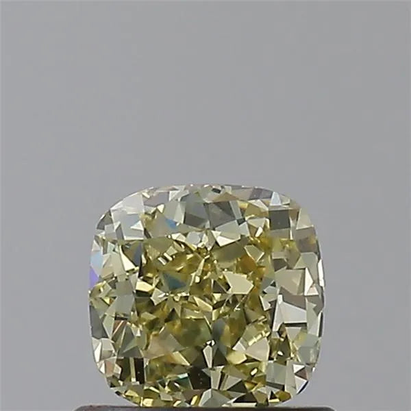 0.70ct Cushion brilliant Natural Diamond (Colour Fancy Yellow, Clarity VS1, GIA Certified)