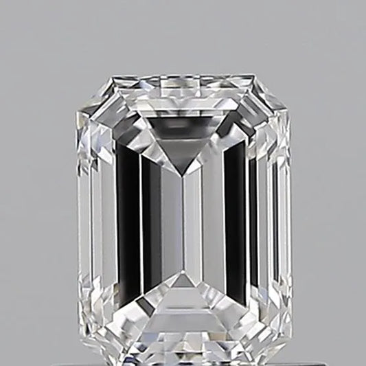 0.70ct Emerald Natural Diamond (Colour D, Clarity IF, GIA Certified)