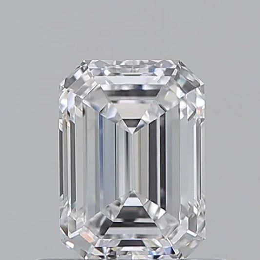 0.70ct Emerald Natural Diamond (Colour D, Clarity IF, GIA Certified)