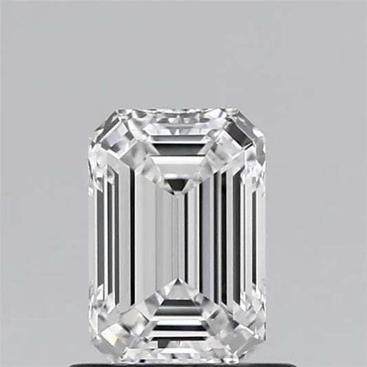 0.70ct Emerald Natural Diamond (Colour D, Clarity VVS1, GIA Certified)