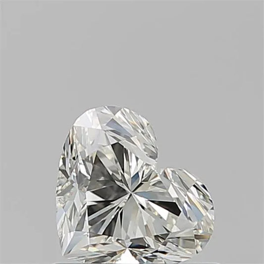 0.70ct Heart Natural Diamond (Colour K, Clarity VS1, GIA Certified)