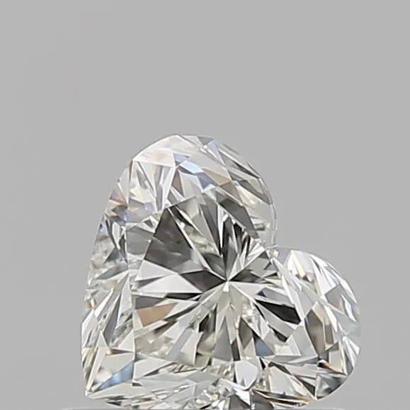 0.70ct Heart Natural Diamond (Colour K, Clarity VS1, GIA Certified)